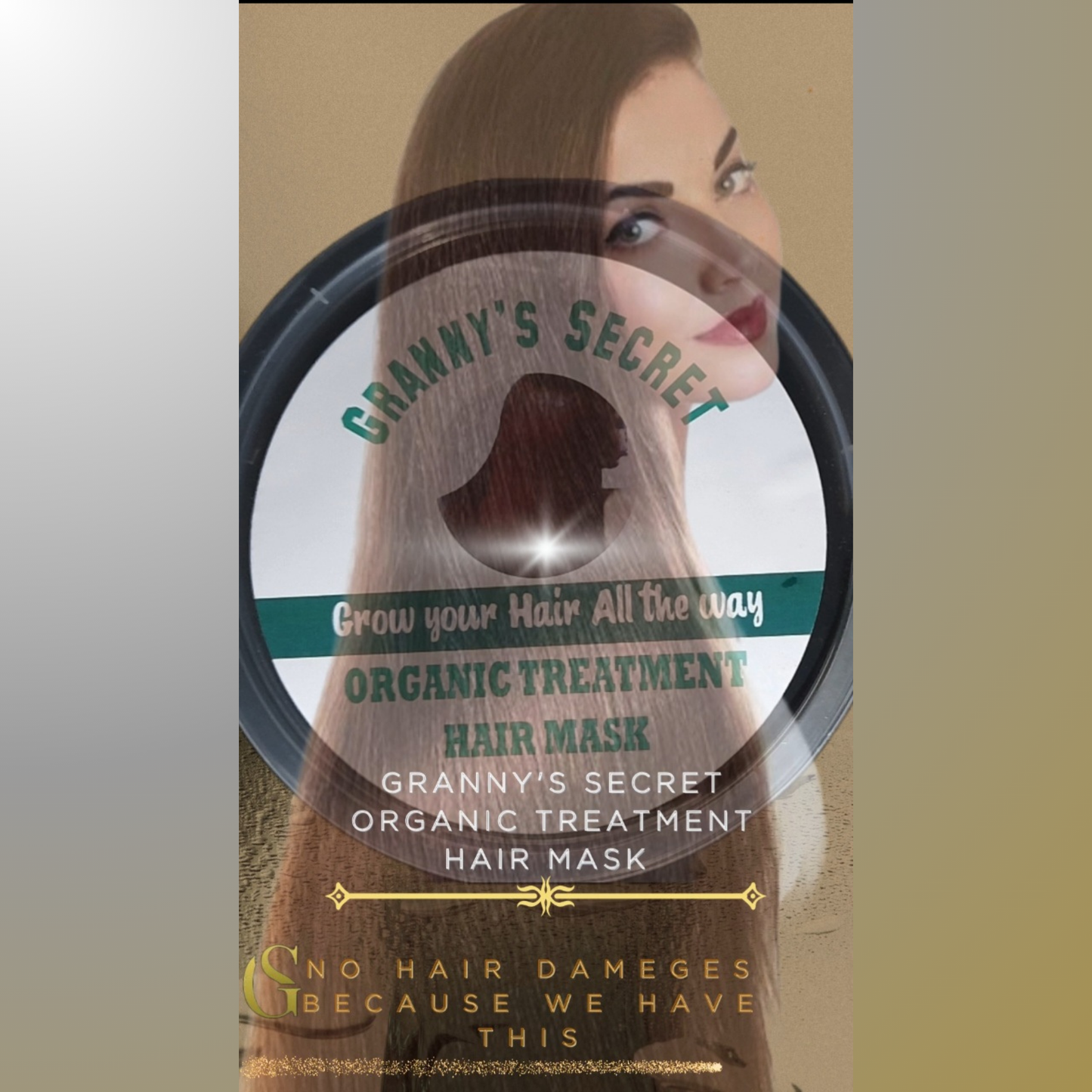Granny’s Secret Organic Treatment Hair Mask – Nourish, Strengthen & Regrow Naturally!