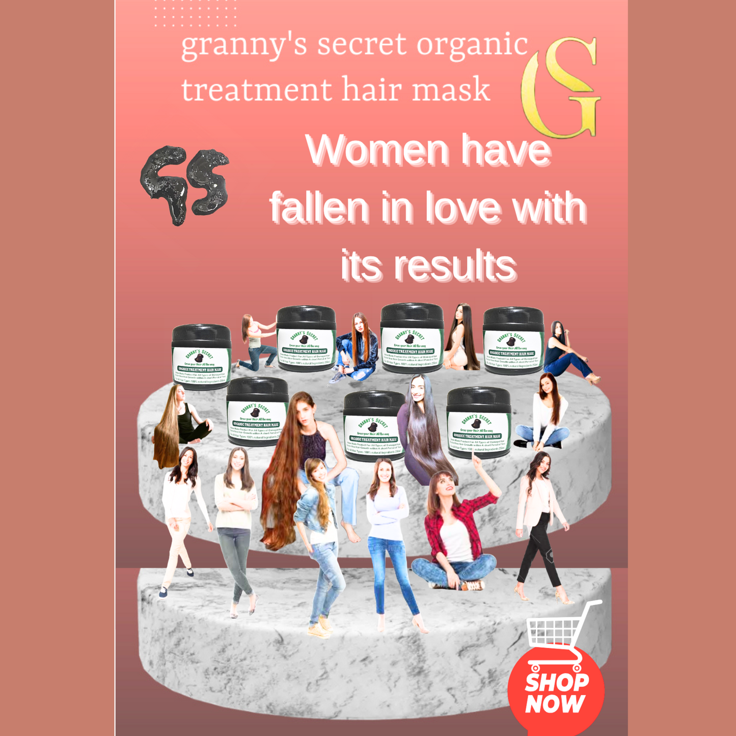 Granny’s Secret Organic Hair Mask – Repair, Nourish & Regrow Naturally!