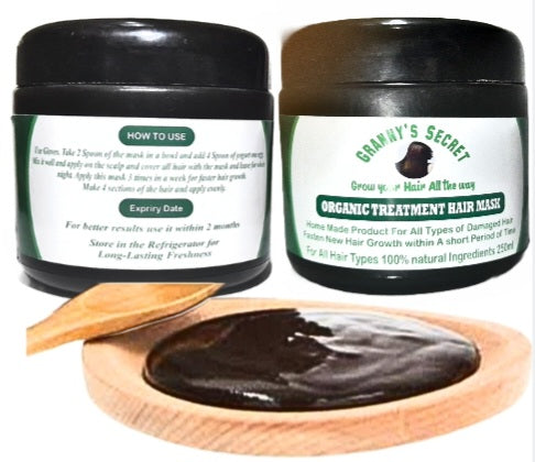 Granny’s Secret Organic Hair Mask – Stop Hair Loss & Regrow Thicker Hair Naturally"