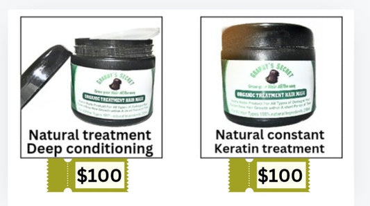 Granny's Secr"Granny's Secret Organic Hair Mask – Ultimate Natural Treatment for Repair, Growth, and Shine with Biotin & Keratin"et Organic Treatment Hair Mask