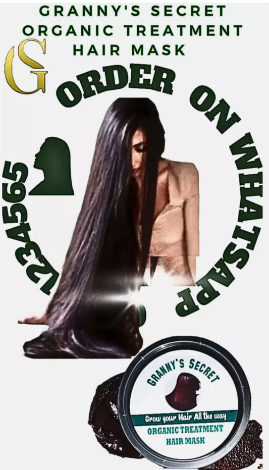 Granny’s Secret Organic Hair Mask – Stop Hair Fall & Regrow Hair Fast"