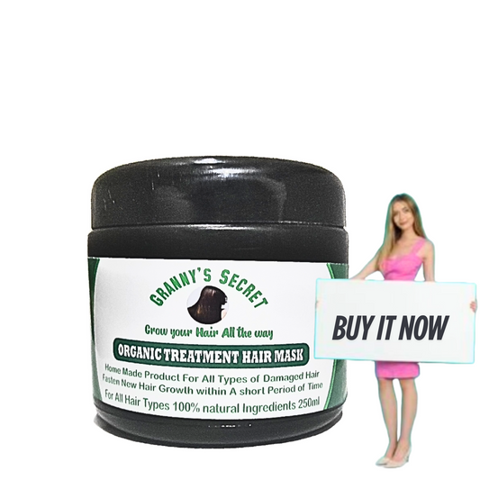 Granny's Secret Organic Treatment Hair Mask Natural Hair Regrowth | Deep Repair | No Side Effects