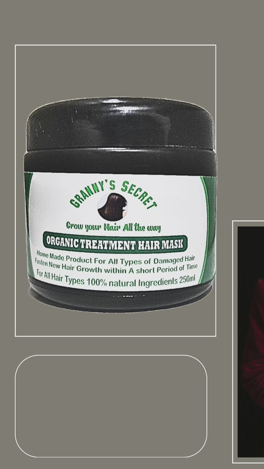 Granny’s Secret Organic Hair Mask – Ancient Herbal Remedy for Hair Fall, Regrowth & Stronger Roots